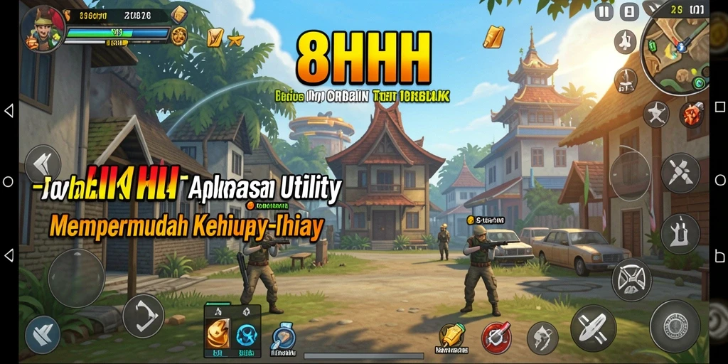 Tampilan antarmuka 8HHH yang modern dan fungsional.