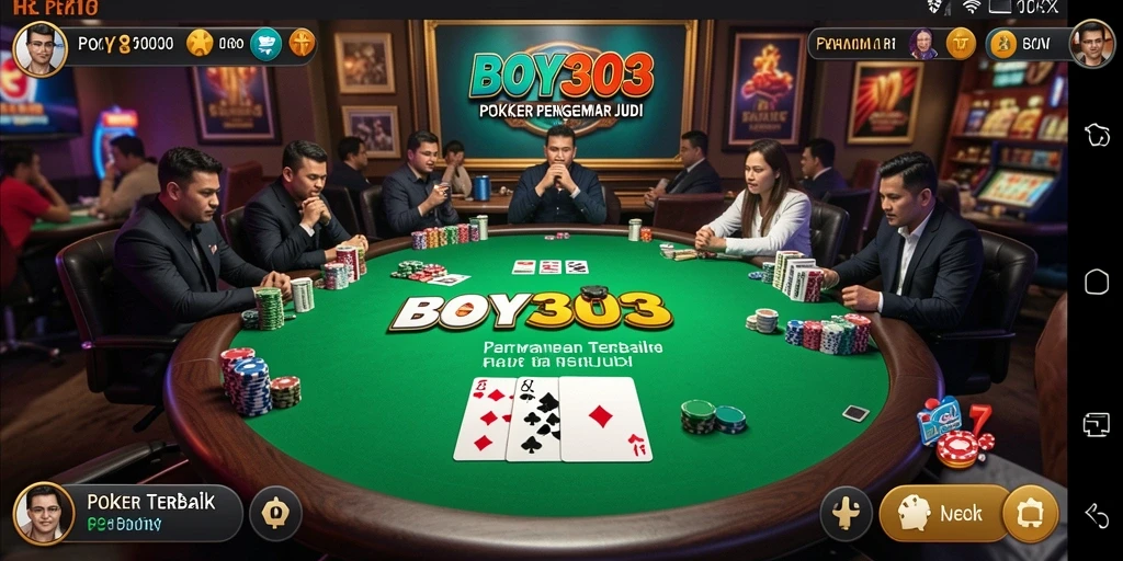 Screenshot gameplay BOY303 yang menarik dengan suasana poker nyata.