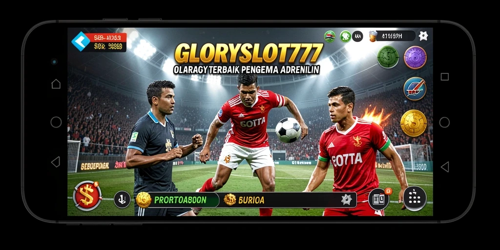 Tangkapan layar gameplay GLORYSLOT777 yang menarik dan penuh aksi olahraga.