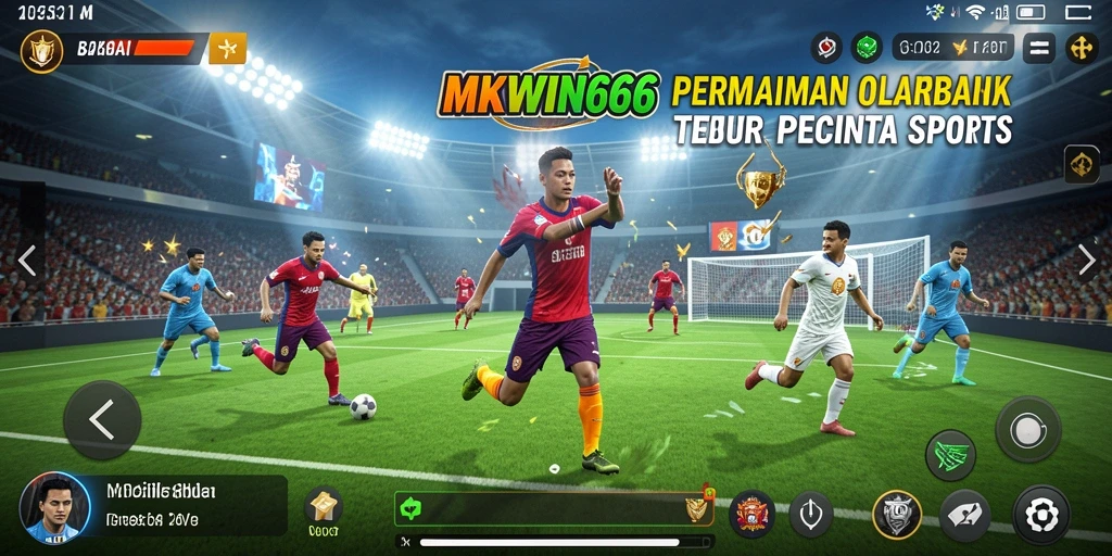 Tampilan gameplay menarik dari MKWIN666 yang penuh aksi.