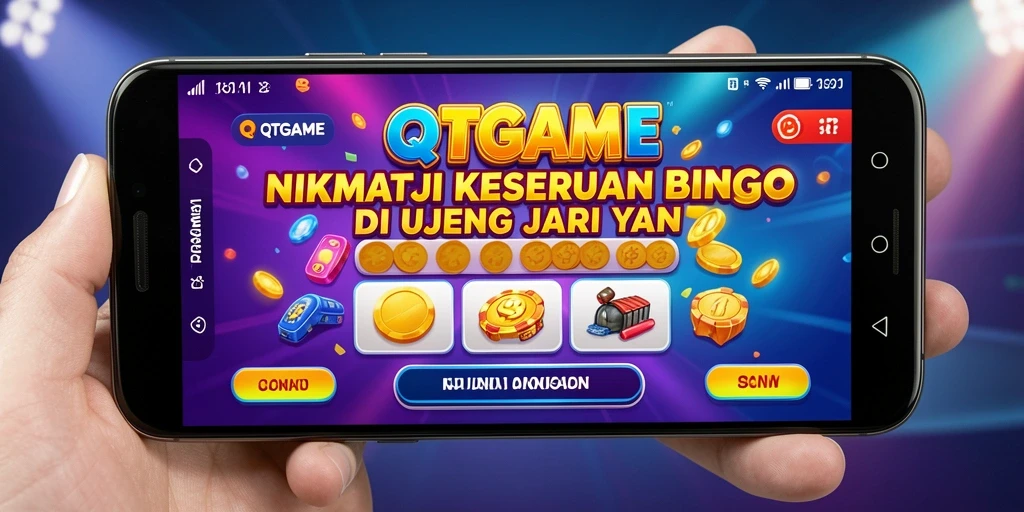 Tampilan menawan dari gameplay seru Bingo di QTGAME.