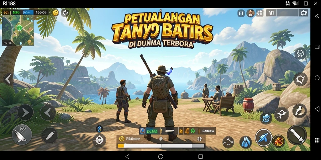 Tampilan gameplay Open World yang menakjubkan di RI188.