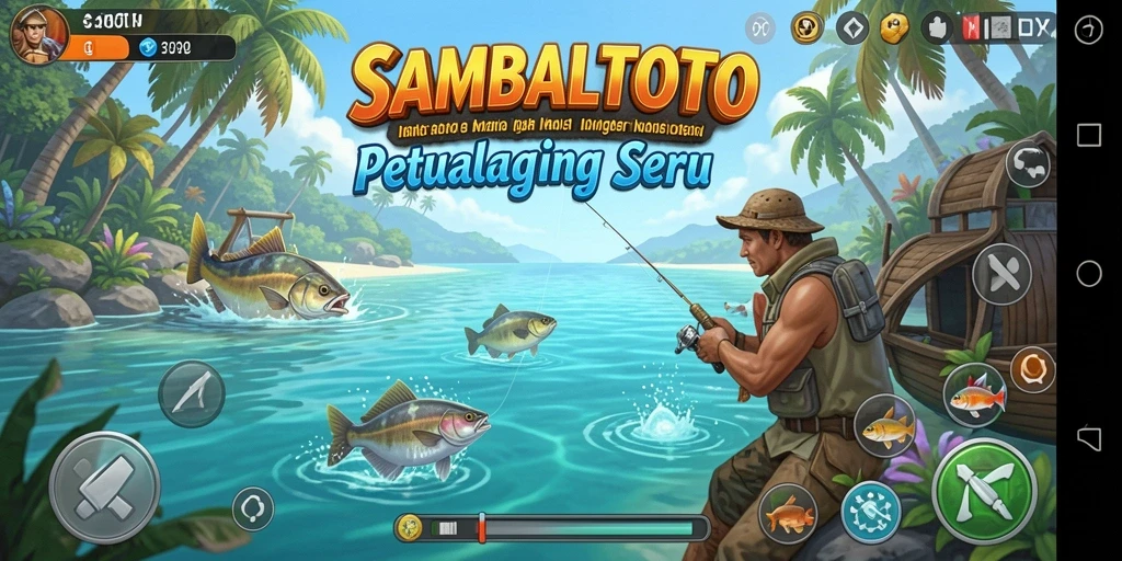 Tangkapan ikan yang besar dalam gameplay SAMBALTOTO.