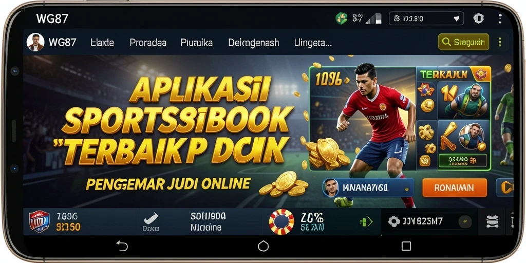 Tangkapan layar WG87 menampilkan berbagai pilihan taruhan olahraga yang menarik.